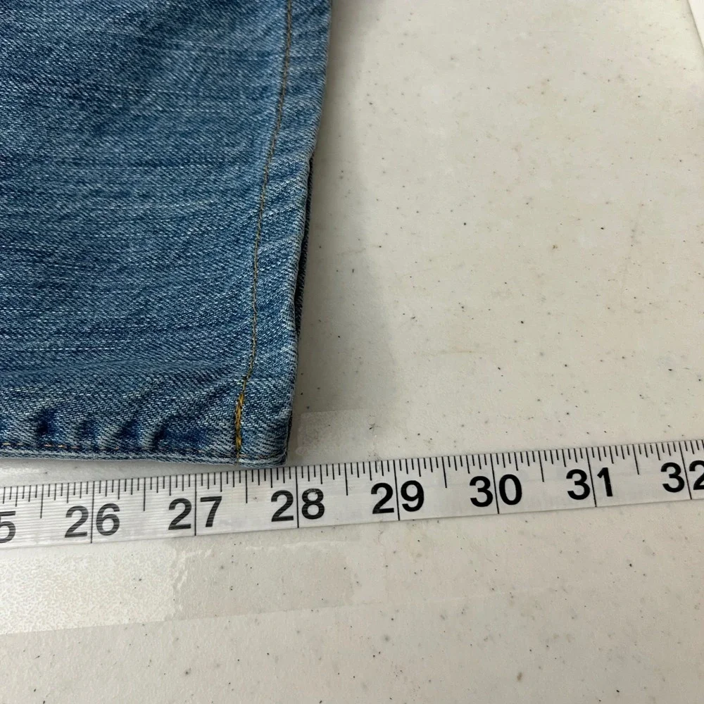 Polo Ralph Lauren Mens Straight Leg Light Wash Denim Jeans 33x30